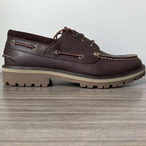 Sperry Men's Authentic Original™ Lug 3-Eye Leather Boat Shoes Size 11